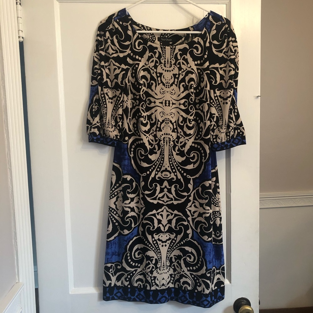 White House Black Market Patterned Dress